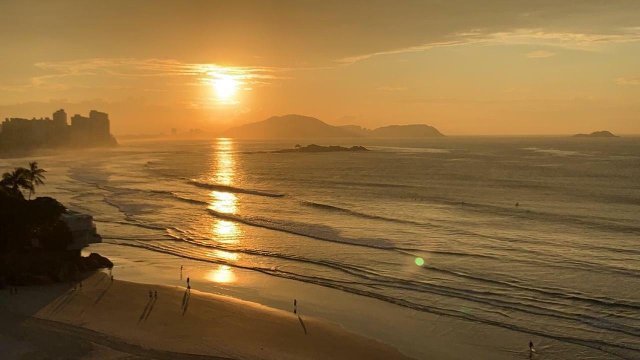 Apto Guaruja De Frente Para O Mar - Praia Asturias Ngoại thất bức ảnh